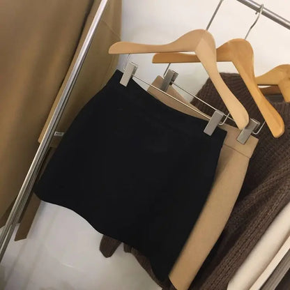 Skirts Women Simple 5XL Korean Fashion High Waist Ladies All-match Elegant Streetwear Button Y2k Skirt A-line Harajuku Chic Ins.