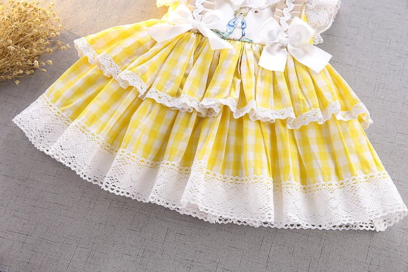 Mädchen Märchen kleid Puff ärmel Mesh Kleid, verkleiden Outfits für Party Geburtstag Leistung, als Geschenk.