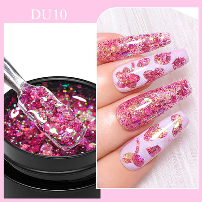 Mtssii 8ML Quick Extension Nail Gel Vernis Nude Milk White Gel Nail Polish UV Semi Permanent Nails Art For Manicure Tools