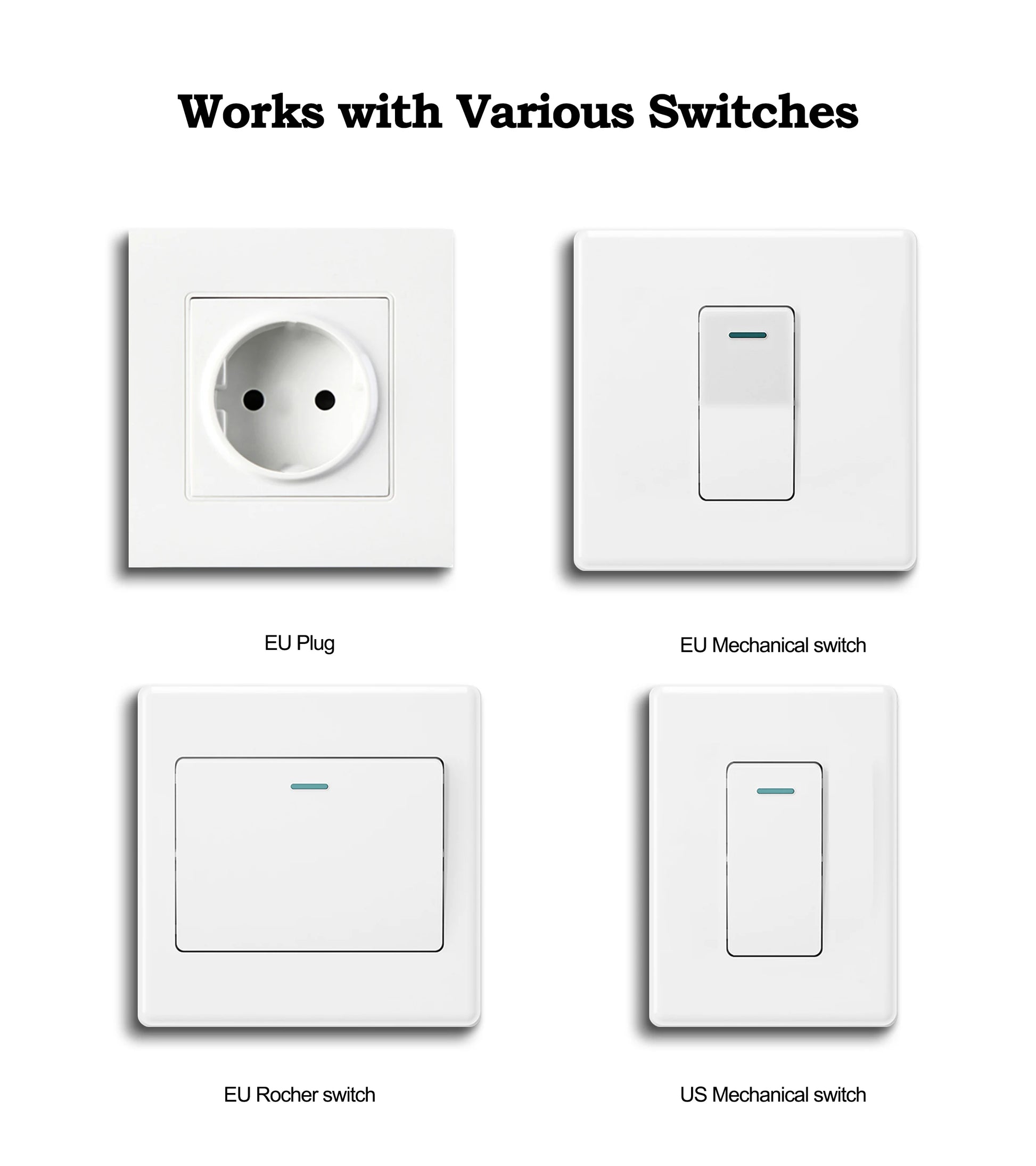 Tuya Smart WiFi Schalter 1/2/3 Gang Smart Home Licht Schalter Breaker Neutralleiter Erforderlich Remote App Timer Arbeit mit Alexa Google.