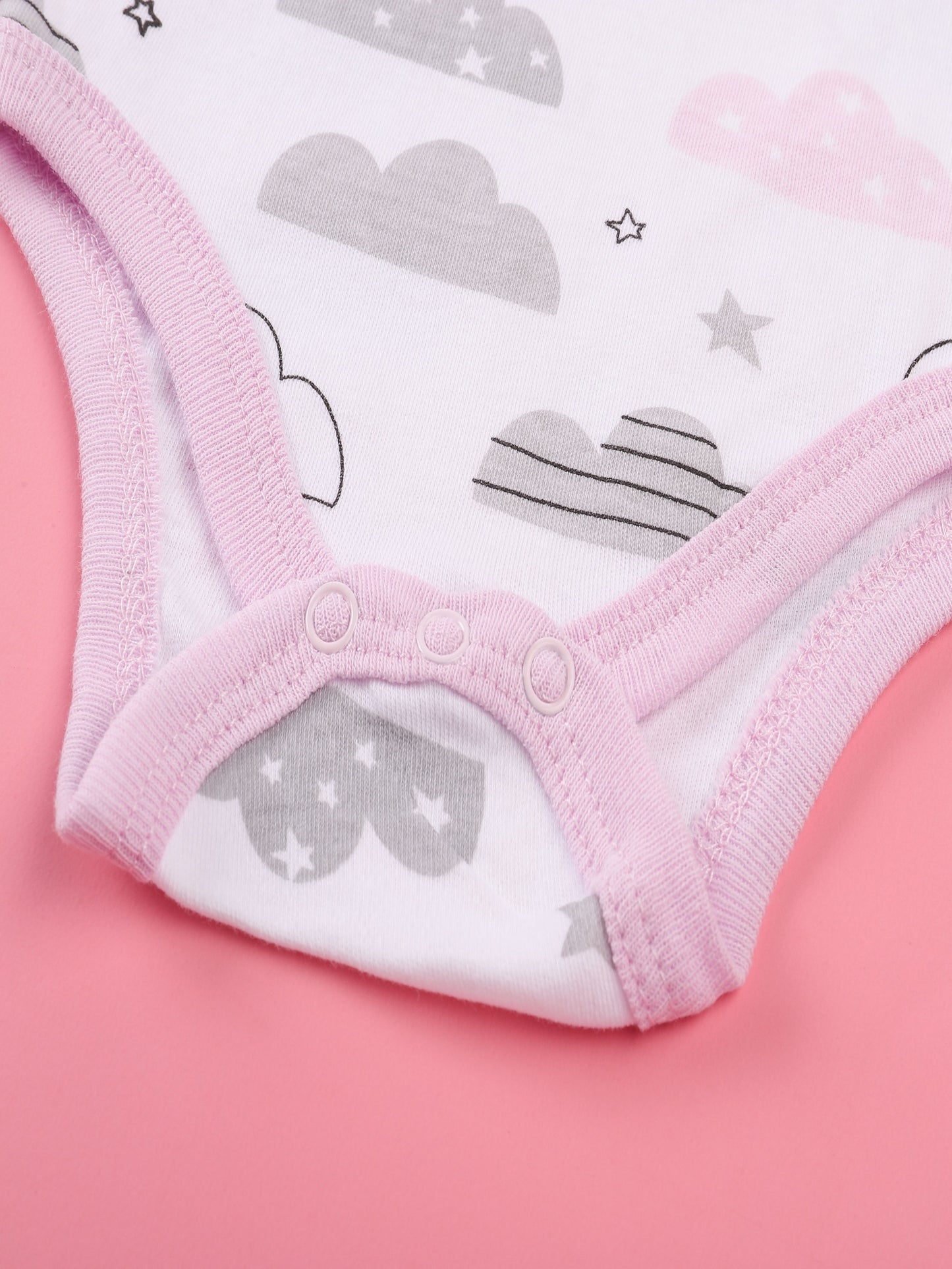 3PCS Sommer Jungen und Mädchen Nette Muster Hoodie Set Kurzarm Dreieck Overall Neugeborenen Baumwolle Bequeme Overall Pyjamas