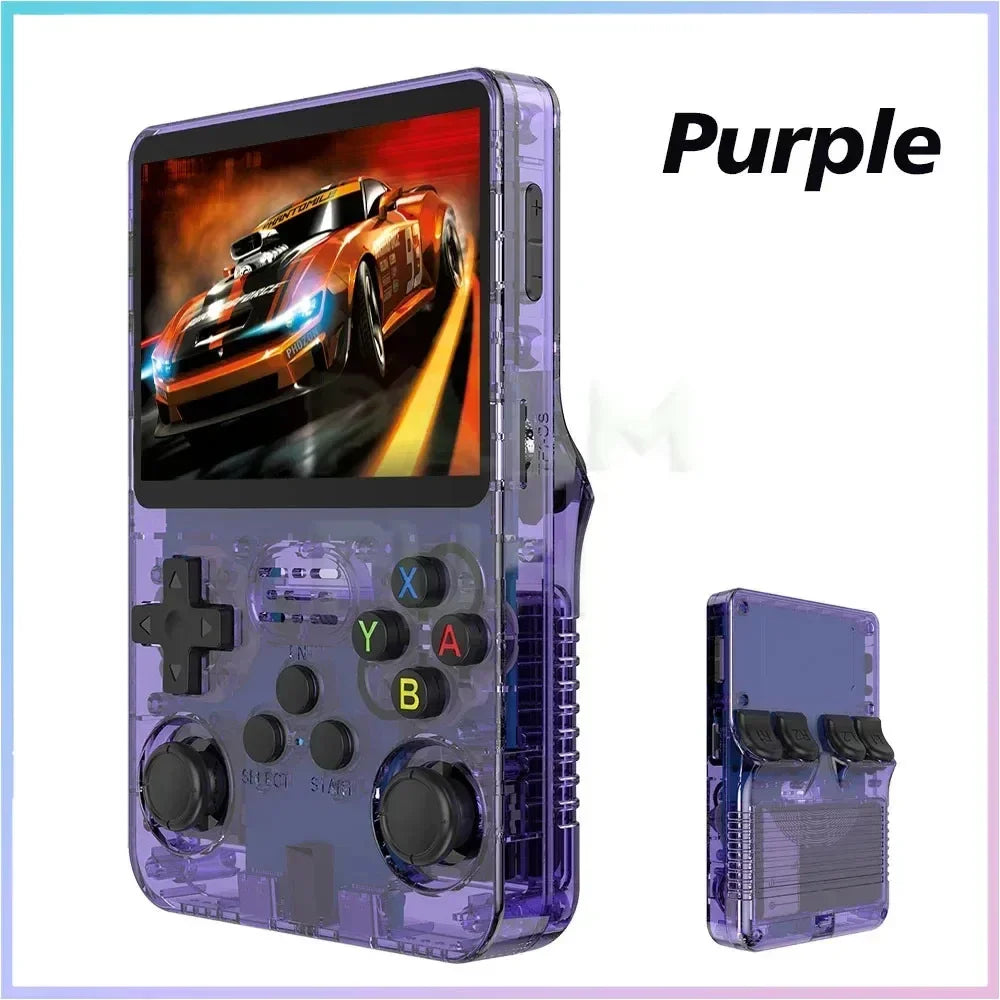 R36S Retro Handheld Game Console 3.5 Inch IPS Screen Linux System Portable Mini Video Player Classic Gaming Emulator 128G.