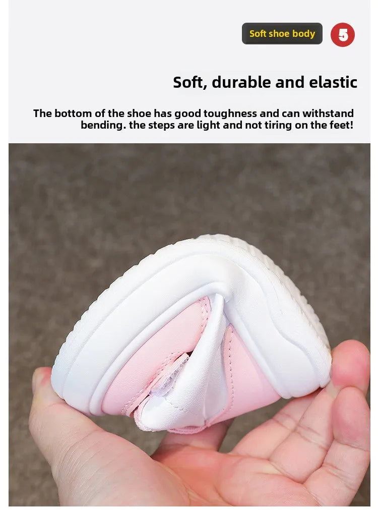 Fashion Kids Sneakers Spring Autumn High Top Breathable Casual Shoes Girls Non-slip Board Shoes Boys Outdoors Basketball Shoes.