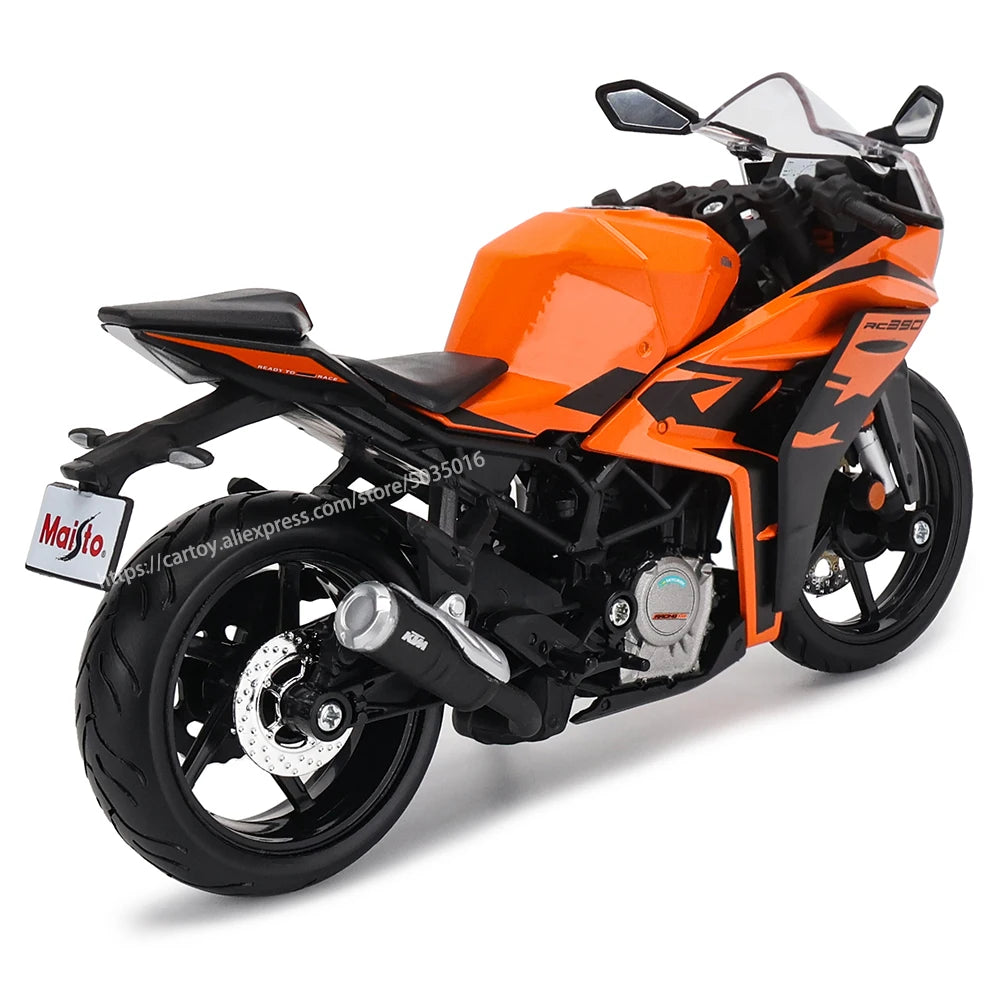 Maisto 1:12 KTM RC 390 simulation alloy motocross authorized motorcycle model toy car Collecting gifts.