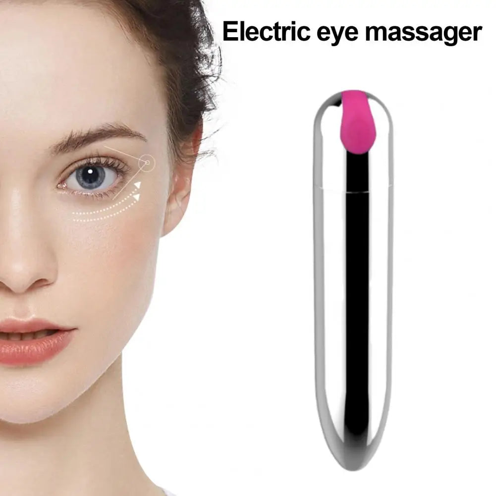Electric Eye Massager Adjustable USB Rechargeable Waterproof Portable Mini Vibration Pen Quiet Eye Body Massage Device.