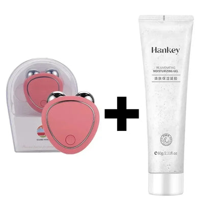 EMS Facial Massager Microcurrent Face Lifting Machine Roller Charging Facial Skin Rejuvenation Beauty Tightening Anti Wrinkle.