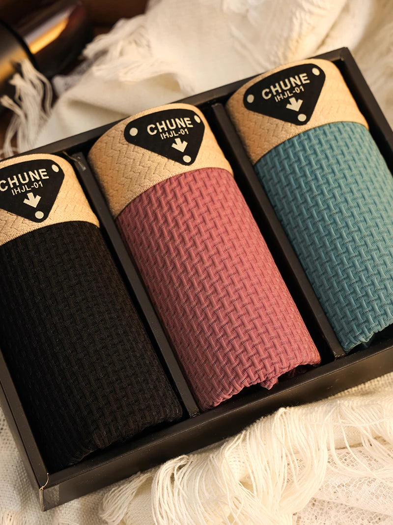 4 Stück Herren-Boxershorts, Eisseide, Unterwäsche, Unterhose, kühl, atmungsaktiv, sexy, schlankes Höschen, Netz-Dessous