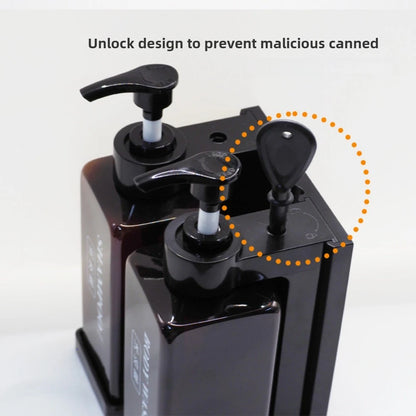 300 ml Hotel-Seifenspender zur Wandmontage, nachfüllbarer Shampoo- und Spülungsspender, für Badezimmerbedarf, Hotelparty