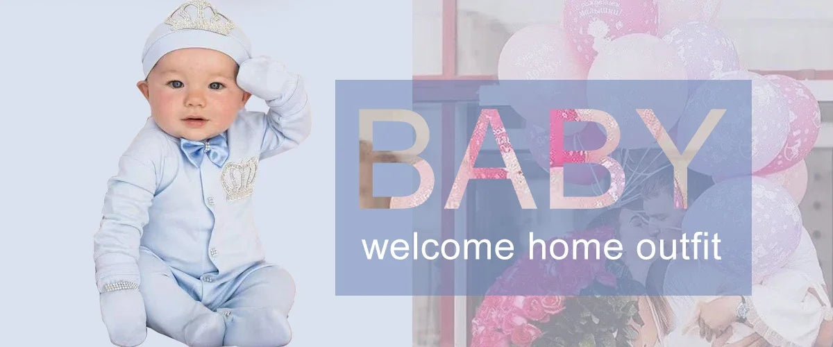 10-teiliges blaues 100 % Baumwollgewebe, gestrickt, Großhandel, individuell gestaltet, Neugeborene, neues Design, Winterkleidung, Kleidung, Luxus-Baby-Strampler-Set.