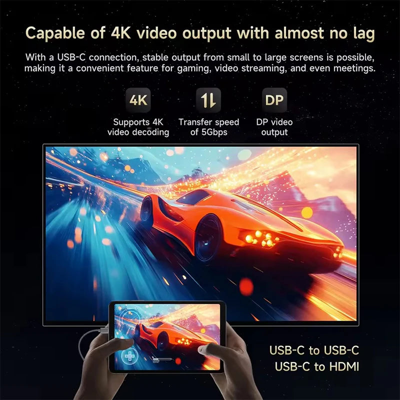 ALLDOCUBE iPlay60 mini Turbo Tablet 8.4" 60Hz Snapdragon 6 Gen1 16GB(8GB+8GB Virtual) RAM 128GB ROM WiFi 5500mAh Android 14.