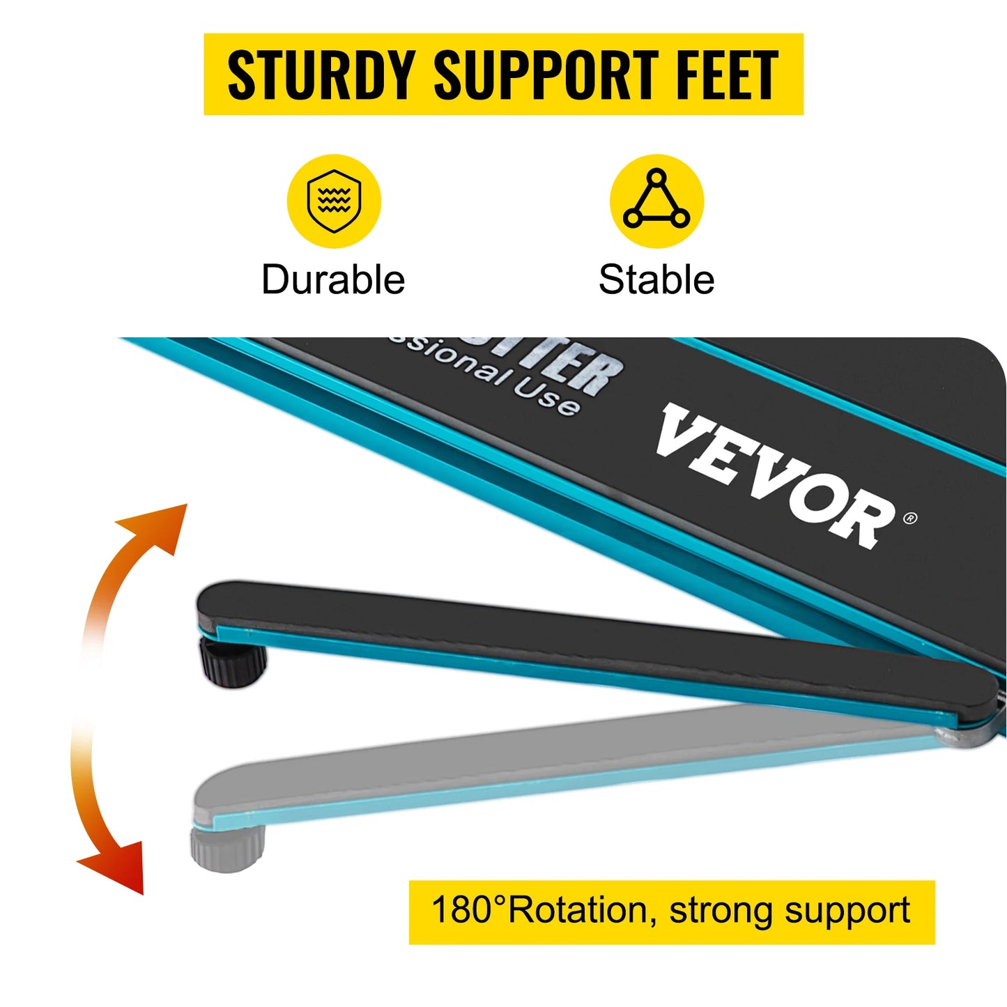 VEVOR Manueller Fliesenschneider, Laserpositionierung, Einzelschiene, professionelles Handwerkzeug zum Schneiden von Keramik, Porzellan, Granit, Bodenfliesen