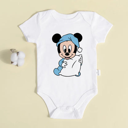 Baby Donald und Daisy Babykleidung Baumwolle Neugeborene Bodys Twin Junge Mädchen Onesie Sommer Overall