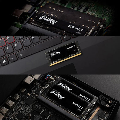 Kingston FURY Impact DDR4 RAM 32 16 8GB 3200MHz 2400 2666MHz SODIMM Memory 260Pin SODIMM PC4-19200 21300 25600 DDR4 Notebook RAM.