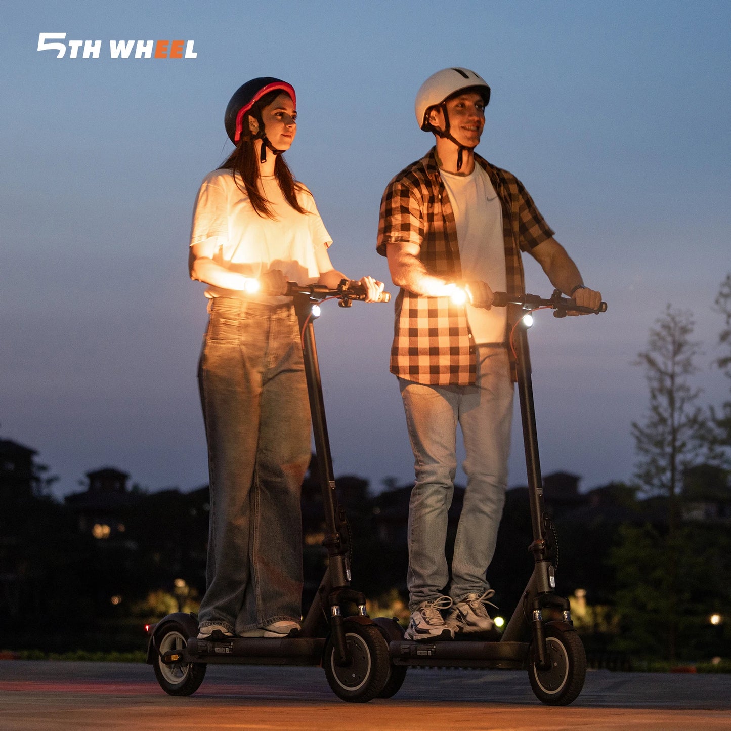 5TH WHEEL ES14 ABE Adult E-Scooter 400W Motor 48V 7.5AH Battery City Electric Scooter 10" Solid Tires Foldable Electric Scooter.
