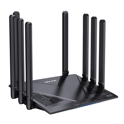 WAVLINK WiFi 6 Gigabit Router AX6000 Dual-Band 5GHz 2.4GHz Wireless Mesh Router 2500Mbps WAN/LAN with 8x5dBi High Gain Antennas