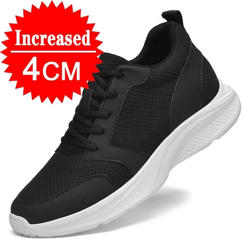 Männer Aufzug Schuhe Höhe Erhöhen Turnschuhe Schuhe für Männer 10 cm Sport Casual Schuhe Unsichtbare Innere Erhöhung 8 cm Weiße Schuhe