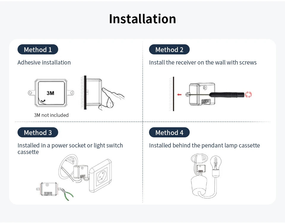 RF 433 MHz Drahtlose Fernbedienung Schalter Smart Home 110 V 220 V 10A Mini Controller Relais EIN/AUS sender Wand Licht Schalter.