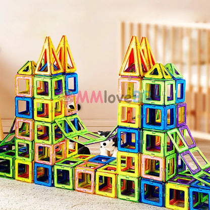 Magnets Toys for Kids Big Size Plus Magnetic Blocks for Children Designer Constructor Set Toys for Boys Building Blocks.