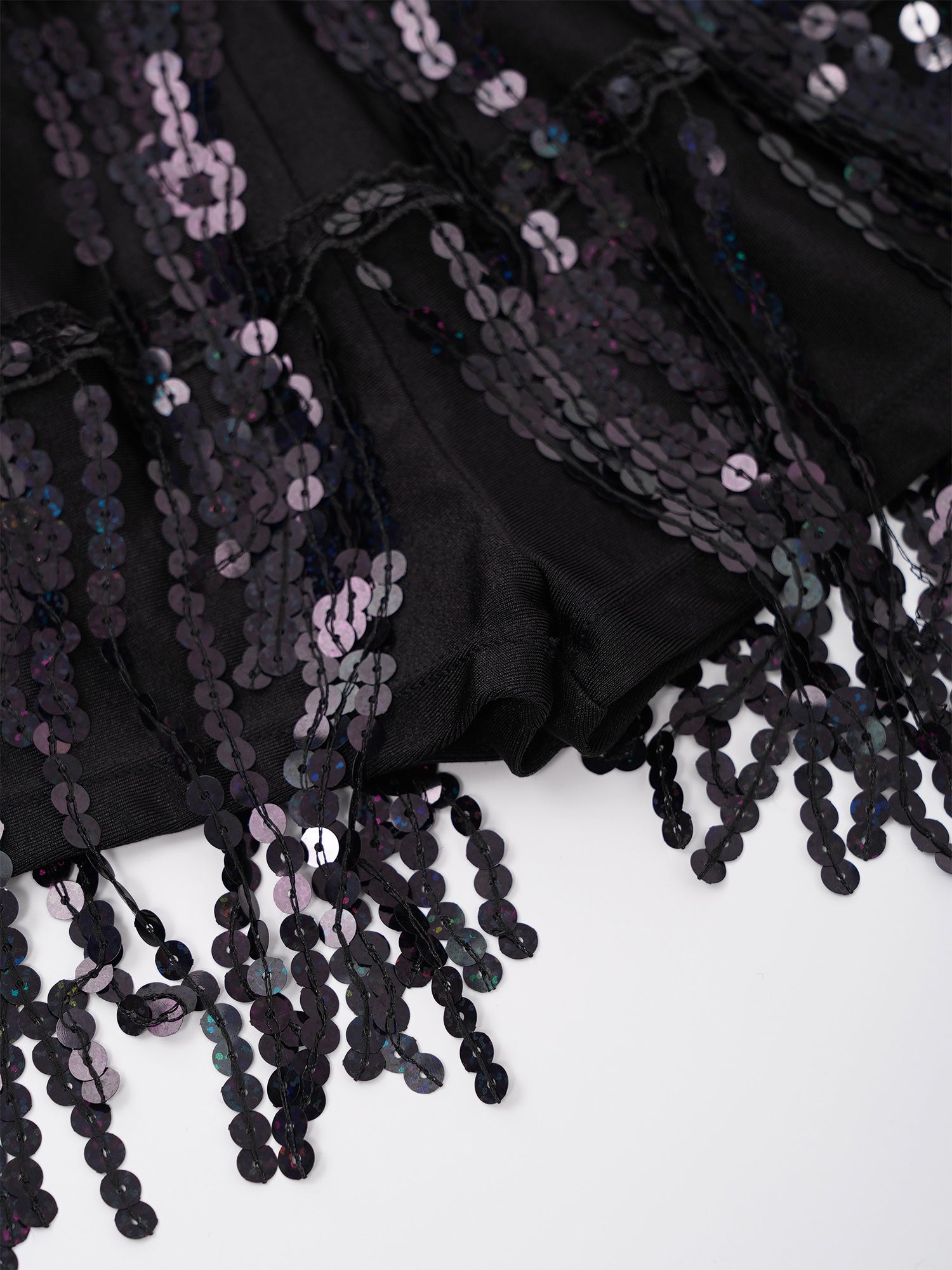 Kind Mädchen Ärmellose Glänzende Pailletten Quaste Boyshorts Kleid Latin Jazz Dance Cha-cha Samba Bühne Leistung Kostüm Dancewear.