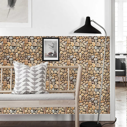 10/20Pcs, PVC 3D Faux Stone Wall Panels, Decorative Wall Decoration, Self-adhesive Panels, Easy to Install, 30cm x 30cm