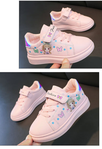 zapatillas Kid Shoe Kid Casual Shoe Spring 2023 New Kid sneakers Shoes Leather Upper Girl Shoe Kid Small White Shoes Board Shoes.