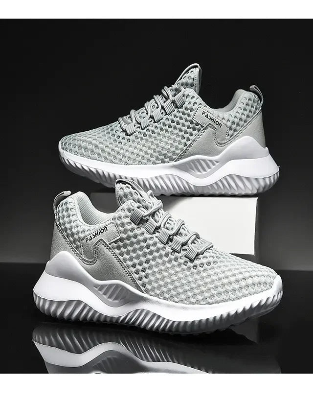 Sommer Tennis Casual Mesh Schuhe Atmungsaktive Hohl training fitness Plattform Weichen Boden Läuft Leichte Vulkanisierte Schuhe