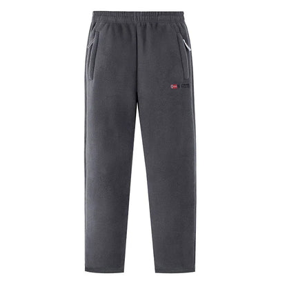 Men's Polar Fleece Pants Winter Thicken Warm Casual Fleece-Lined Jogging Sweatpants Men Loose Oversized Straight Trousers Male.