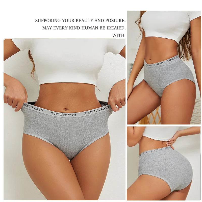 Women's Seamless Cotton Briefs Women Plus Size Panties Solid Color Breathable Underwear Female Low Waist Soft Lingerie S-XXL.