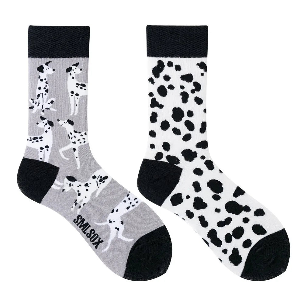 1 Pair Man Women Sock Original AB Tide Socks Colorful Cat Dog Koala Cow Cotton Socks Four Seasons Unisex Medium tube Socks Gift