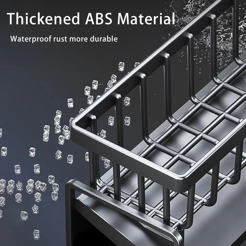 Küche Ablauf Rack Schwamm Rack Haushalt Waschbecken Lappen Korb Geschirr Schwamm Handtuch Ablauf Kunststoff Regal Bad Zubehör