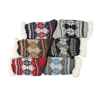 Winter Socks Mens Fluffy Warm Short Plus Velvet Soft Thermal Non Slip Floor Fuzzy Sock Male Thickened Gifts 2023 New In.