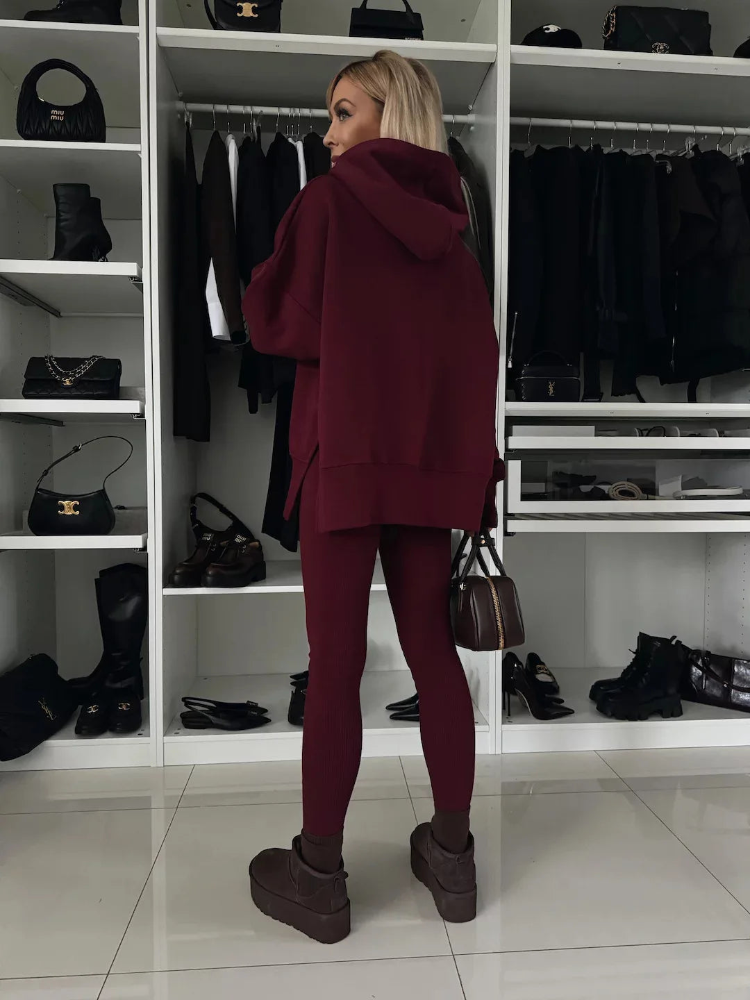 Women 2 Piece Set Hoddies Tracksuit Hooded Top & Pants Set Sweatshirts Suit Trouser Outfits Spring Jogging Sport Y2k Streetwear