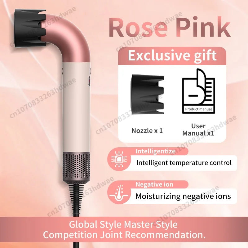 220V High-speed Professional Leafless Hair Dryer Negative Ion Scalp Care High Power Top Household Blower Salon Hairstyle Machine