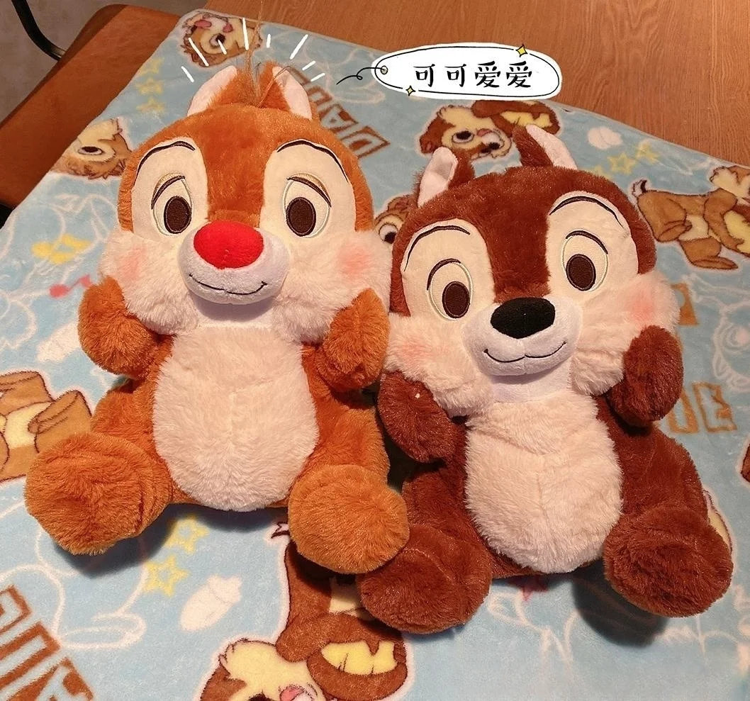 30/60cm Disney Chip And Dale Toy Stuffed Chipmunks Lovely Anime Soft Hug Pillow Sleeping Girl Child Gifts Doll.