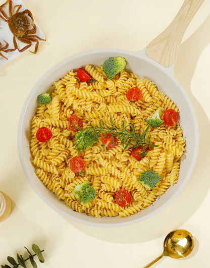 Durable Frying Pan Wok Pan Non-stick Ceramic Pot Induction Gas Stove Universal Cookware Steak Cooking Saucepan Nonstick Pan.