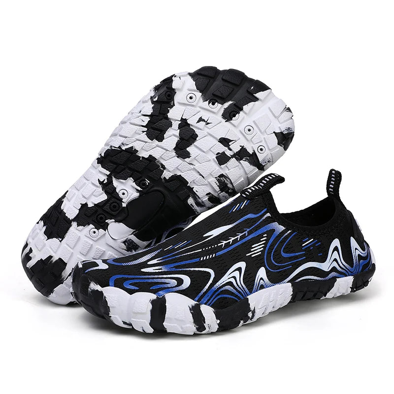 Kids Students Barefoot Quick-Drying Beach Swimming Aqua Shoes Boys Girls Fitness Running Shoes Summer Parent-child Water Shoes