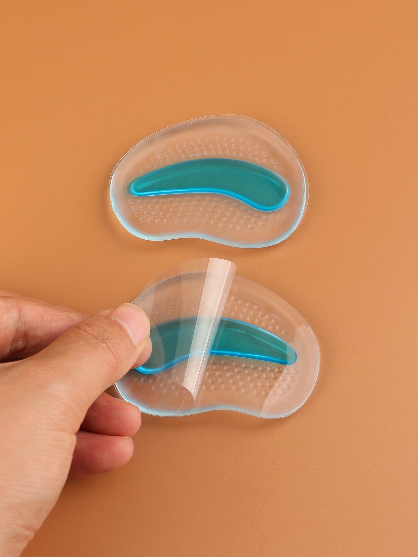 Silicone forefoot pad ladies sandal anti-skid pad anti-pain thickened half a yard pad high heels insole forefoot pad.