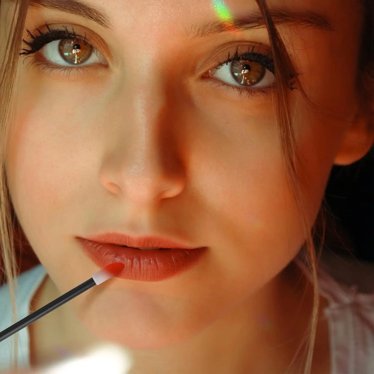 100/200pcs Lip Wands Applicators Disposable Lip Brushes Lipstick Brush Mascara Applicator Gloss Wands Eyelash Extension Tool.