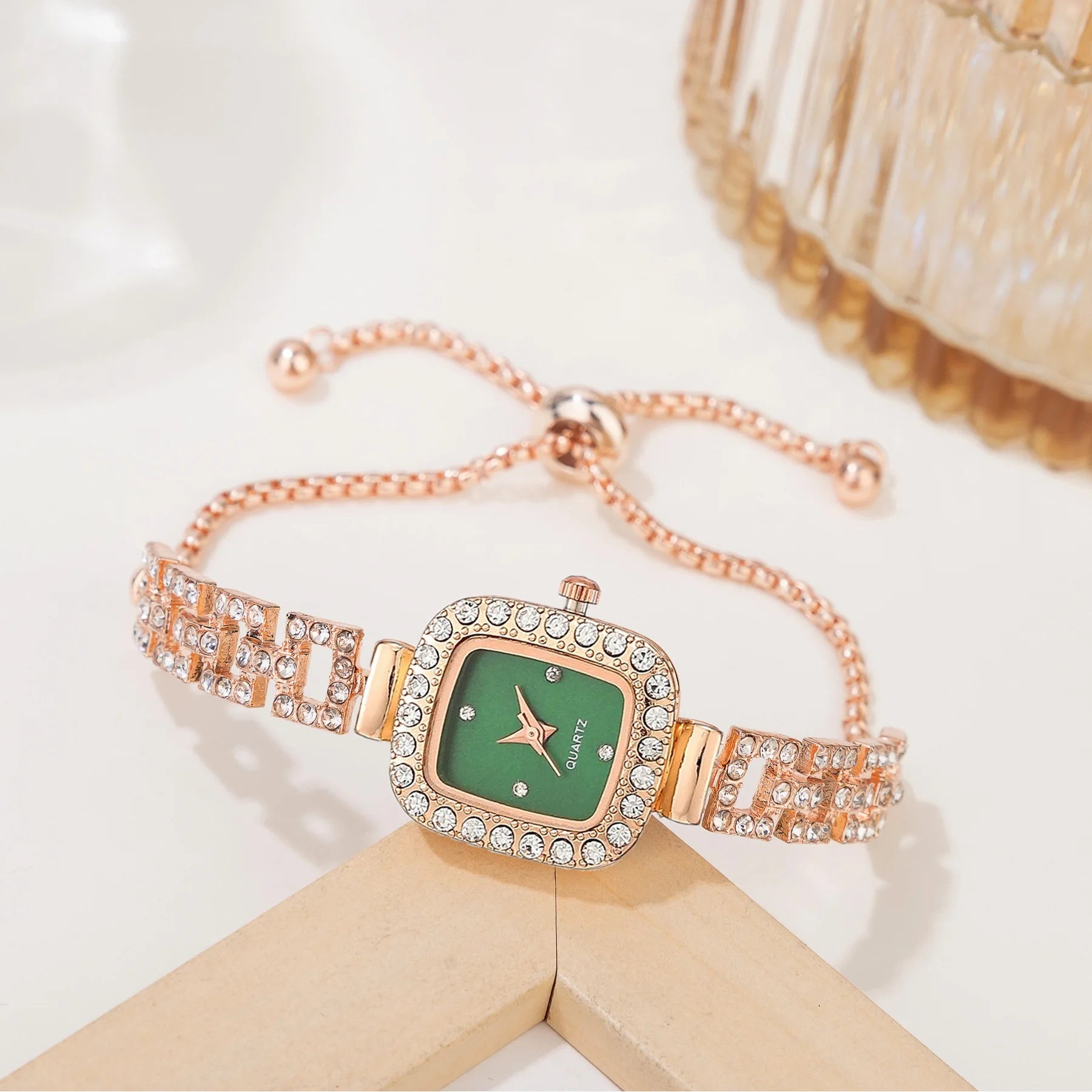 Elegant Quartz Wristwatches Luxury Bracelet Women's Watches Diamond Crystal Watch Часы Relogios Feminino Relojes Para Mujer.