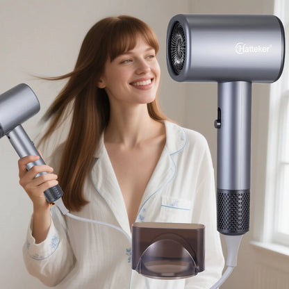 Hatteker 3200W Portable Hair Dryer 3 Temperature Settings Home Use Hotel Salon Professional Electric Blow Dryer for Travel
