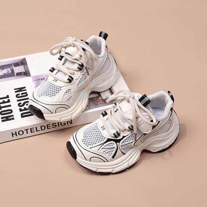 Summer Breathable Mesh Children’s Running Shoes for Boys Girls Non-Slip Soft Sole Toddler Sneakers School Outdoor Play Footwear.