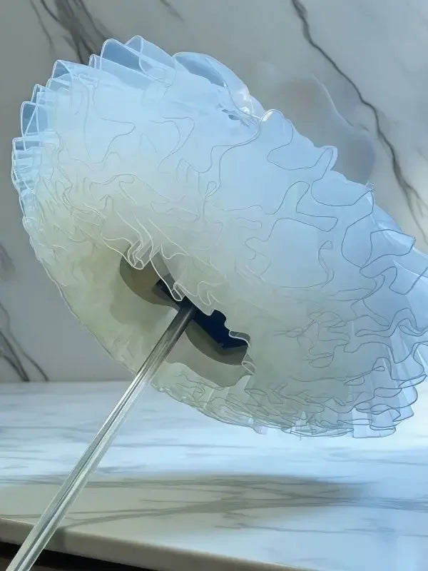 Lolita Flying Saucer Petticoat - Boneless Maximum Volume Crinoline, Invisible Wire-Free Underskirt for Daily Gothic Sweet OP/JSK.