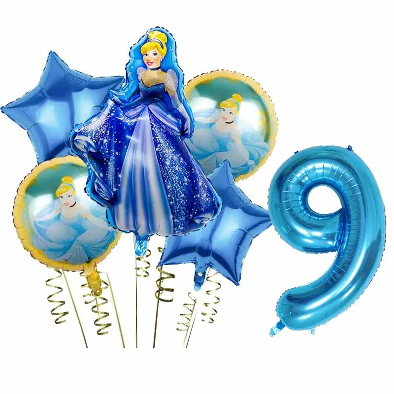 Disney Cinderella Geburtstag Dekoration Party Liefert Hintergrund Geschirr Set Luftballons Dekoration Party Gefälligkeiten Für Kinder Geburtstag