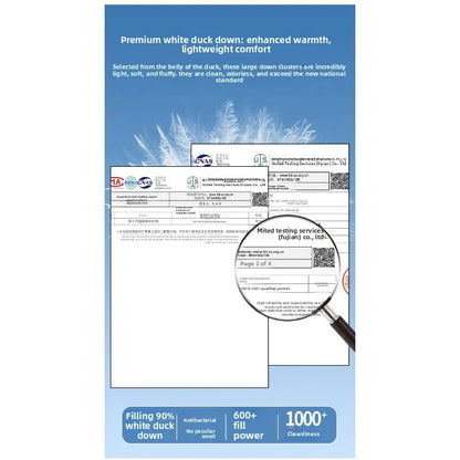 CHUJIE Men's autumn and winter new down jacket pants, men's mountain outdoor work pants, graphene heating thickened warm pants.