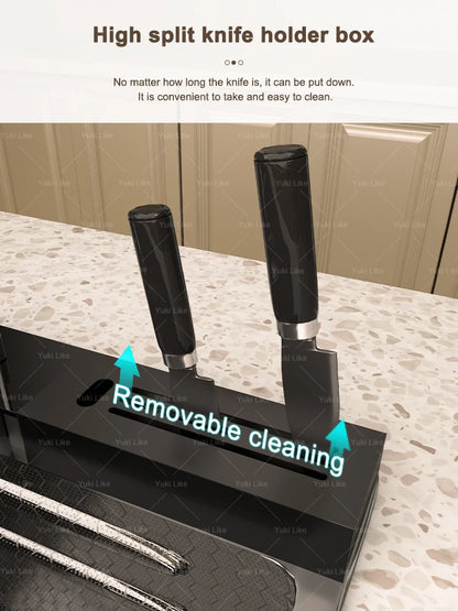 New Stainless Steel Waterfall Kitchen Sink  Large Single Slot Many Different Styles of Sinks Multifunctional Wash Bowl