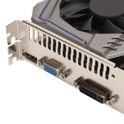 Graphics Card 128BIT GDDR5 PCI Express2.0 Double Fan Desktop PC Computer Discrete Gaming Graphics Card Double Fan Graphics Card.