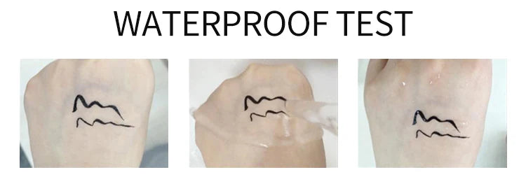 YANQINA Liquid Eyeliner Pencil 4D Waterproof Mascara Set Cosmetics Eye Liner Thick Curling Mascara Eyebrow Pencil Eyes Makeup.