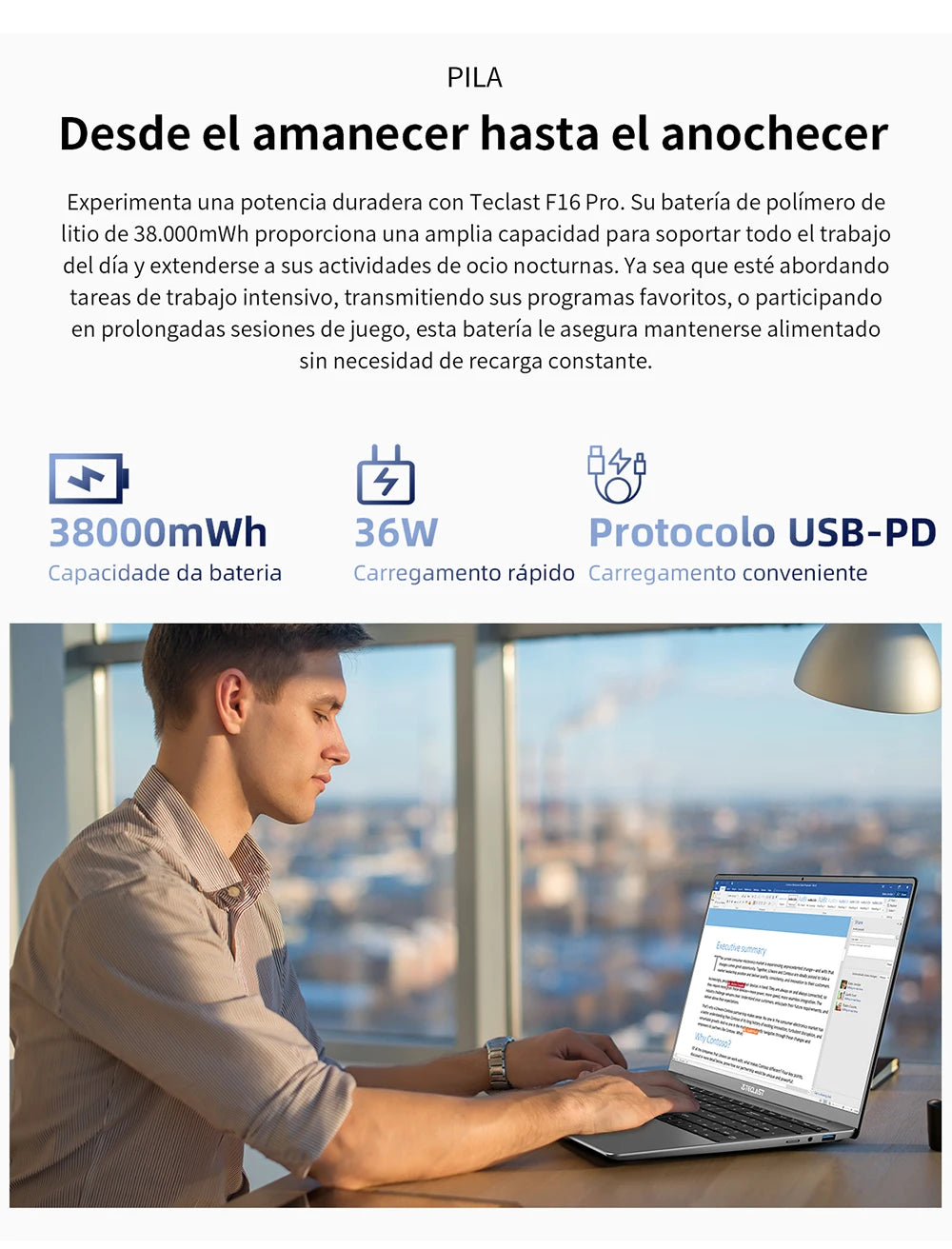 【New】Teclast F16Pro Laptop 15.6 Inch 1920X1080, 12Gb / 16Gb Ram, 256Gb / 512Gb Rom, Backlit Keyboard, for Intel N95, Mini-Hdmi