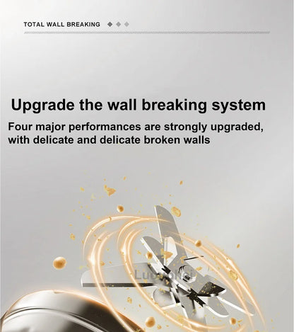 110V/220V Soy Milk Machine Electric Juicer Multifunctional Wall Breaking Machine Kitchen Auto Heating Rice Paste Machine 1200ml.