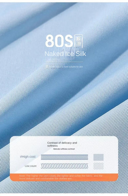 4 Stück Herren Boxershorts Unterwäsche Boxer Mann cool atmungsaktiv sexy Höschen Eis Seide Mode 4 Farben mischen xl 3xl 4xl 5xl